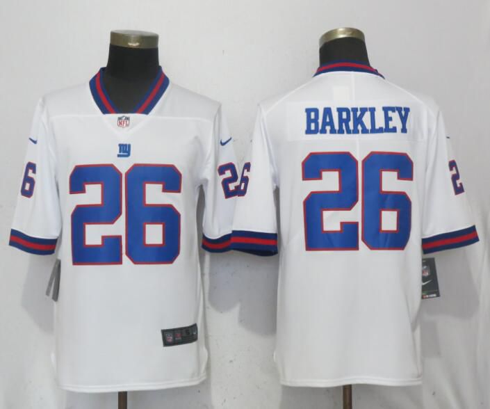 Men New York Giants #26 Barkley Navy White Nike Color Rush Limited NFL Jerseys->women nfl jersey->Women Jersey